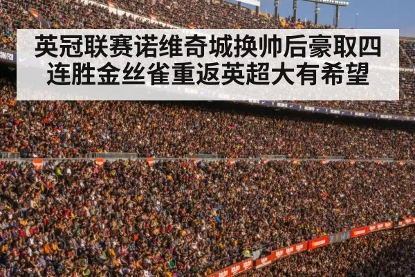 英冠联赛诺维奇城换帅后豪取四连胜金丝雀重返英超大有希望